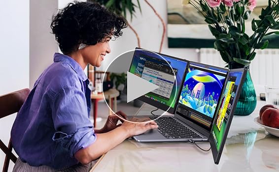 ★ADESEVEN PORTABLE Amazon.com: Enzion Laptop Screen Extender,Upgraded 15.6